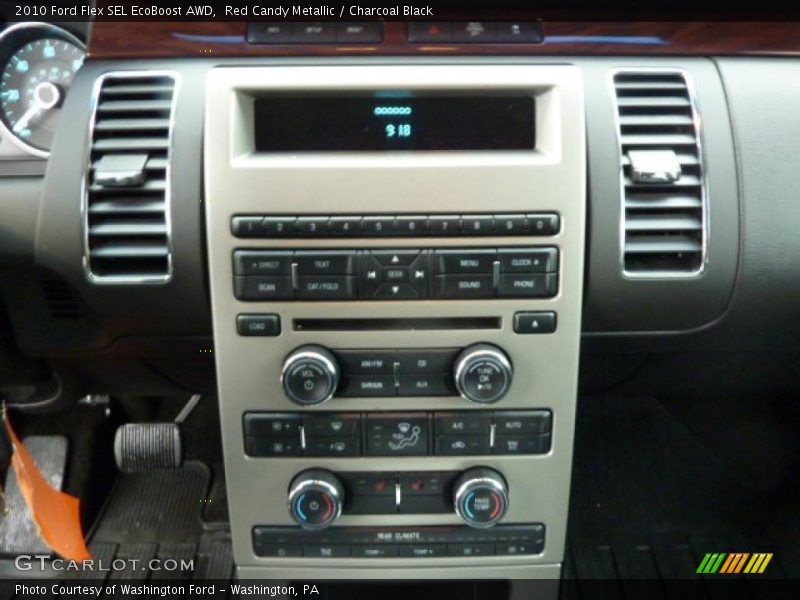 Red Candy Metallic / Charcoal Black 2010 Ford Flex SEL EcoBoost AWD