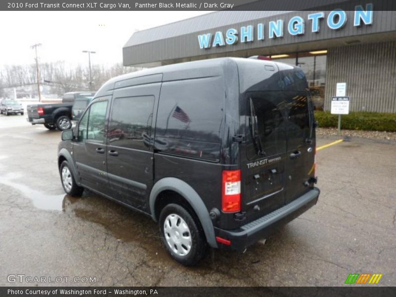 Panther Black Metallic / Dark Gray 2010 Ford Transit Connect XLT Cargo Van