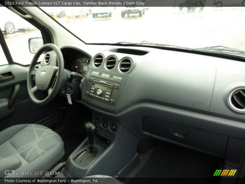 Panther Black Metallic / Dark Gray 2010 Ford Transit Connect XLT Cargo Van