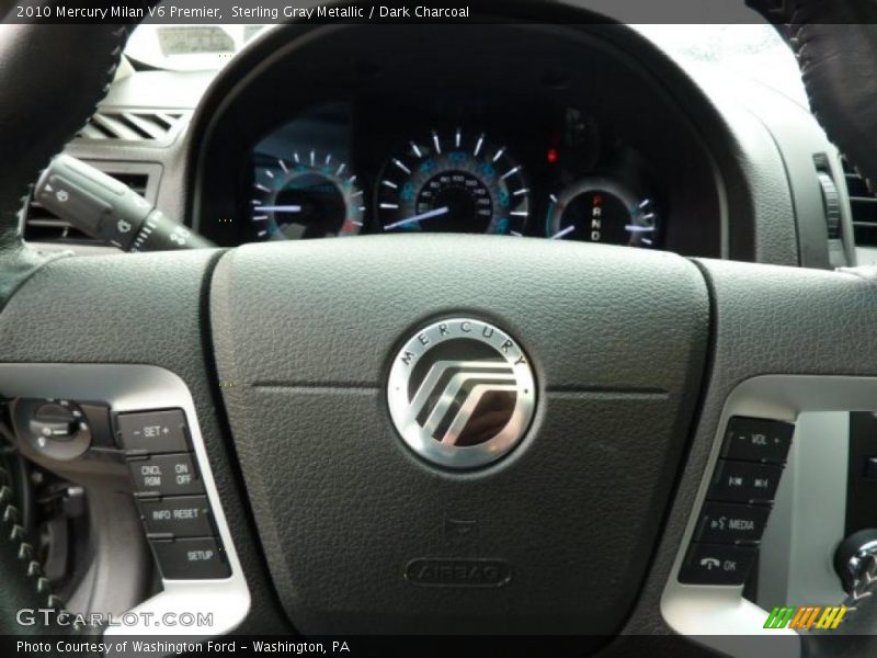 Sterling Gray Metallic / Dark Charcoal 2010 Mercury Milan V6 Premier