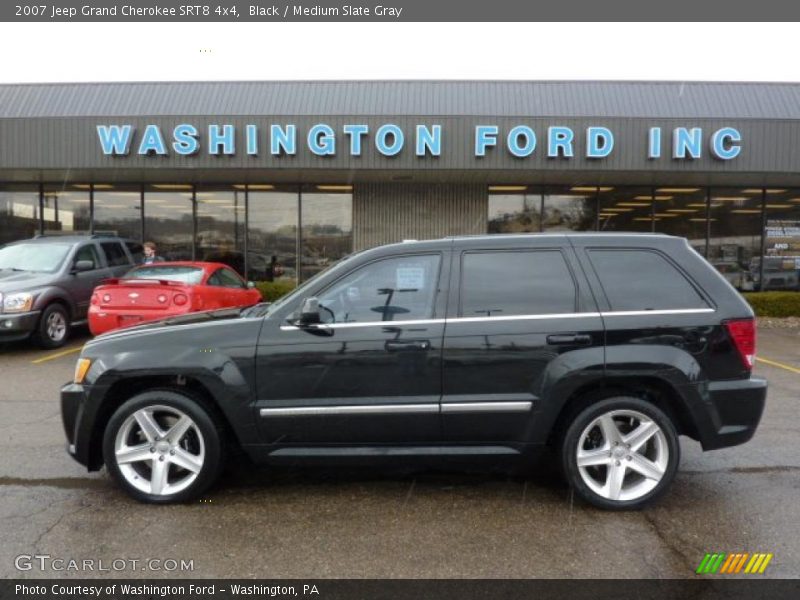 Black / Medium Slate Gray 2007 Jeep Grand Cherokee SRT8 4x4