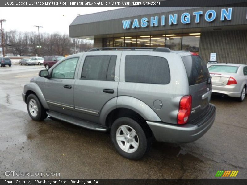 Mineral Gray Metallic / Dark Khaki/Light Graystone 2005 Dodge Durango Limited 4x4