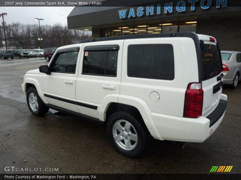 Stone White / Khaki 2007 Jeep Commander Sport 4x4