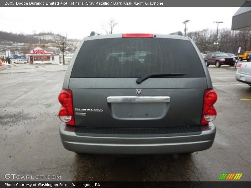 Mineral Gray Metallic / Dark Khaki/Light Graystone 2005 Dodge Durango Limited 4x4