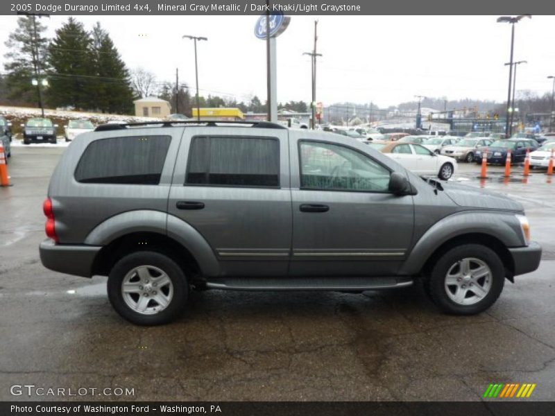 Mineral Gray Metallic / Dark Khaki/Light Graystone 2005 Dodge Durango Limited 4x4