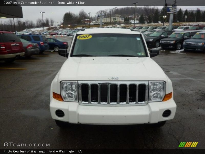 Stone White / Khaki 2007 Jeep Commander Sport 4x4
