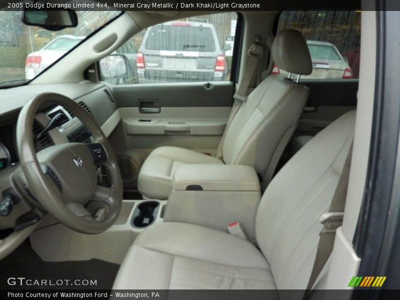 Mineral Gray Metallic / Dark Khaki/Light Graystone 2005 Dodge Durango Limited 4x4