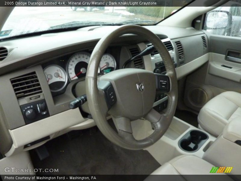 Dark Khaki/Light Graystone Interior - 2005 Durango Limited 4x4 