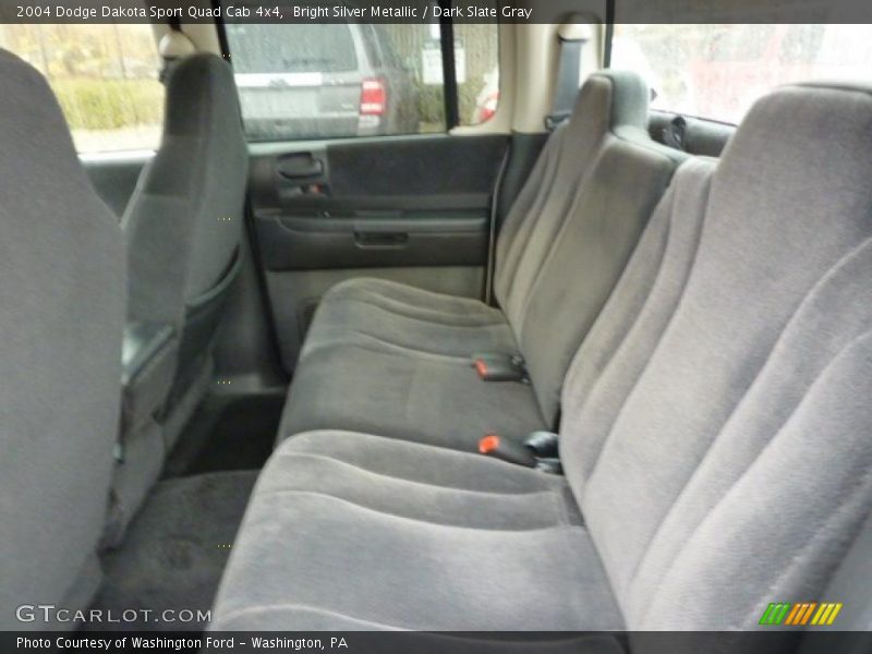 Bright Silver Metallic / Dark Slate Gray 2004 Dodge Dakota Sport Quad Cab 4x4