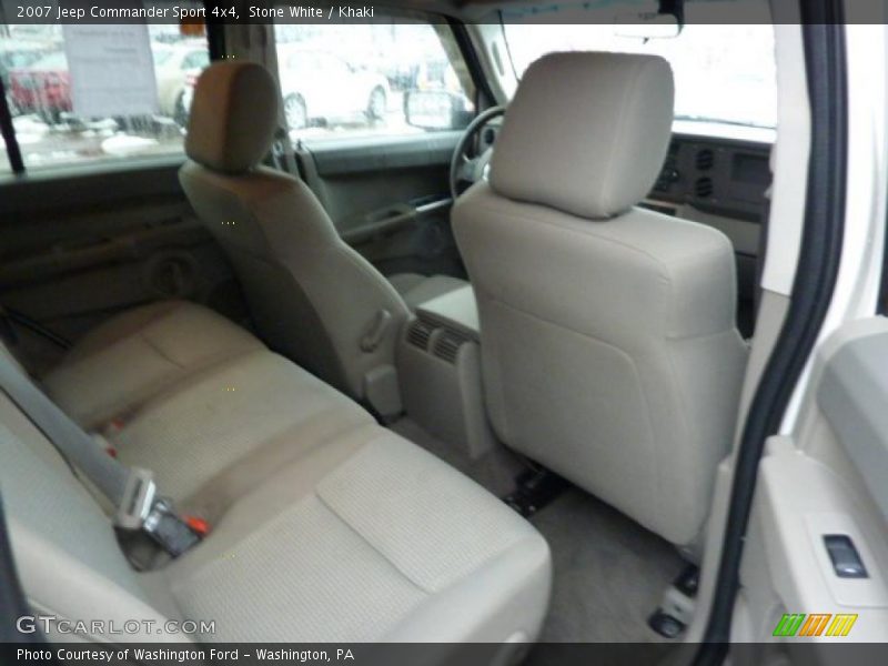 Stone White / Khaki 2007 Jeep Commander Sport 4x4