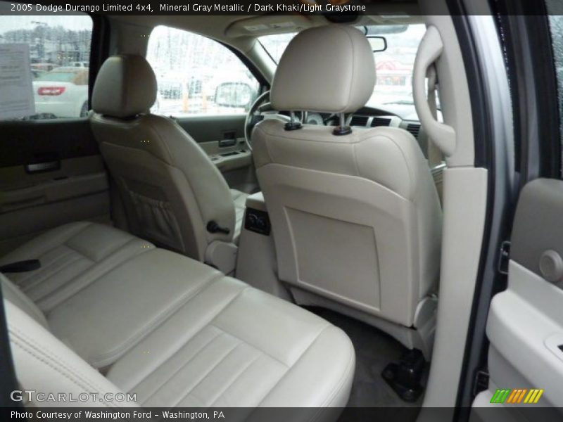 Mineral Gray Metallic / Dark Khaki/Light Graystone 2005 Dodge Durango Limited 4x4