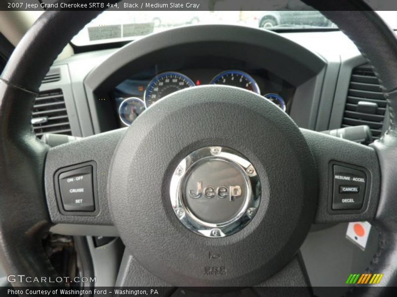Black / Medium Slate Gray 2007 Jeep Grand Cherokee SRT8 4x4