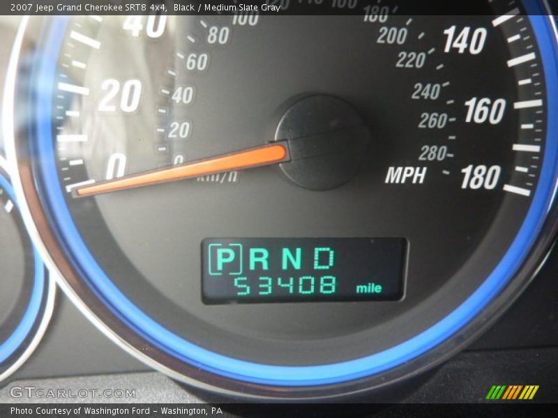 Black / Medium Slate Gray 2007 Jeep Grand Cherokee SRT8 4x4