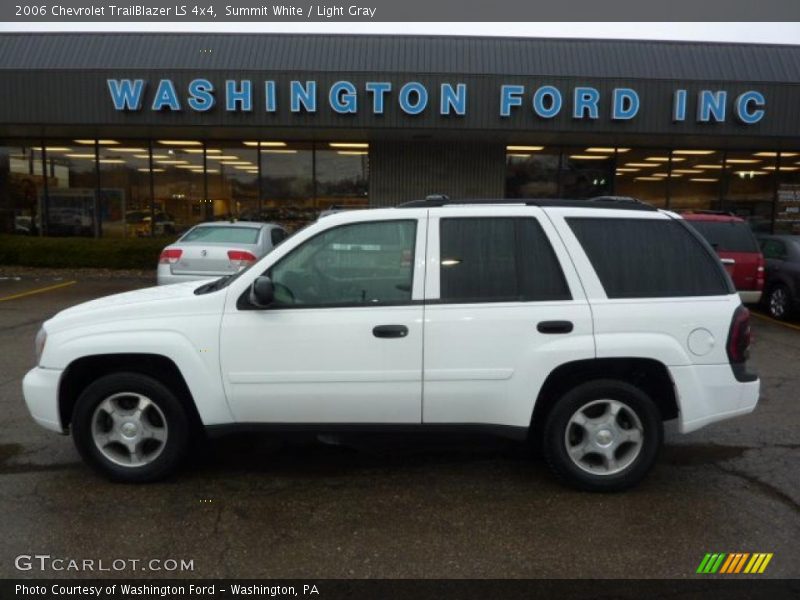 Summit White / Light Gray 2006 Chevrolet TrailBlazer LS 4x4