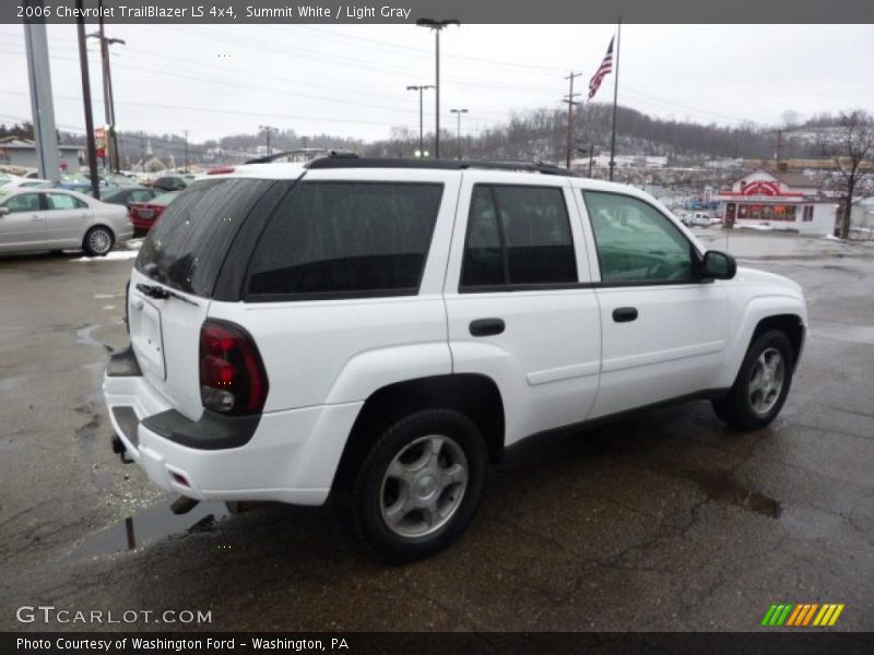 Summit White / Light Gray 2006 Chevrolet TrailBlazer LS 4x4