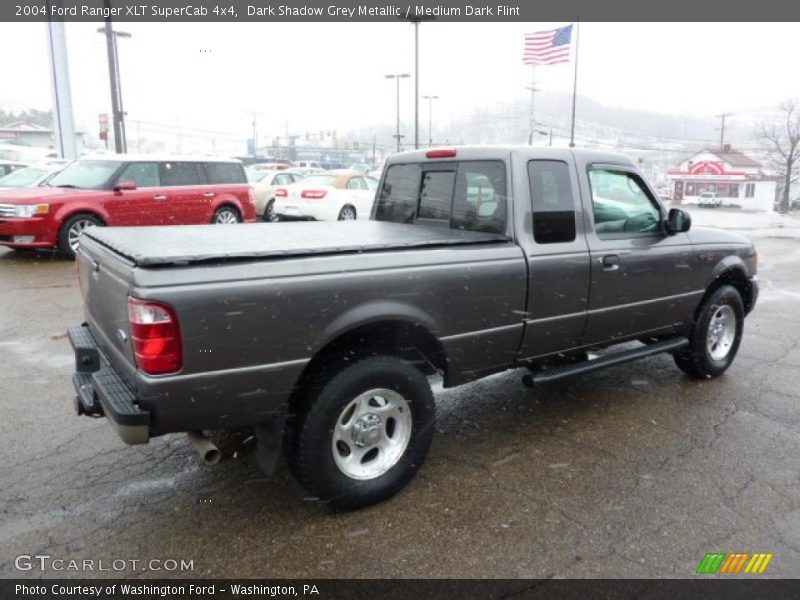 Dark Shadow Grey Metallic / Medium Dark Flint 2004 Ford Ranger XLT SuperCab 4x4