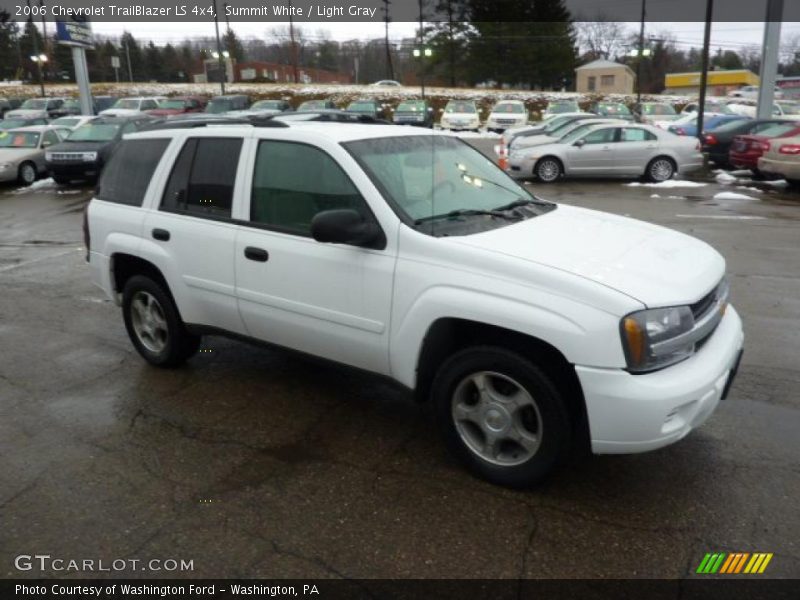 Summit White / Light Gray 2006 Chevrolet TrailBlazer LS 4x4
