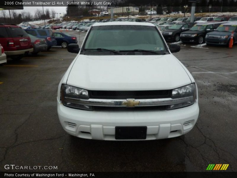 Summit White / Light Gray 2006 Chevrolet TrailBlazer LS 4x4