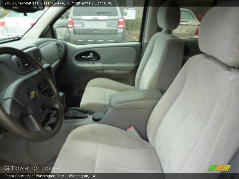 Summit White / Light Gray 2006 Chevrolet TrailBlazer LS 4x4