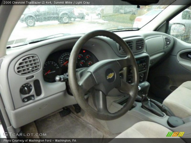 Summit White / Light Gray 2006 Chevrolet TrailBlazer LS 4x4