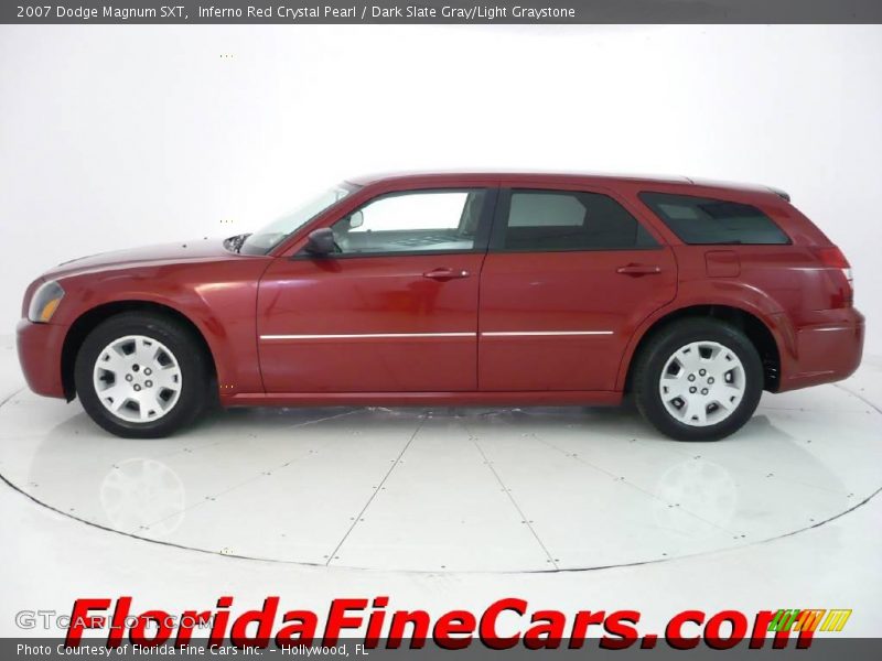 Inferno Red Crystal Pearl / Dark Slate Gray/Light Graystone 2007 Dodge Magnum SXT