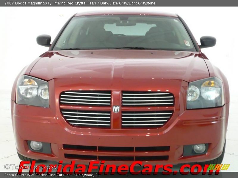 Inferno Red Crystal Pearl / Dark Slate Gray/Light Graystone 2007 Dodge Magnum SXT