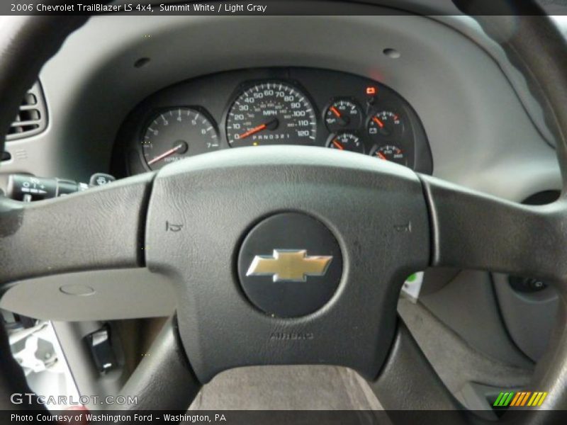 Summit White / Light Gray 2006 Chevrolet TrailBlazer LS 4x4