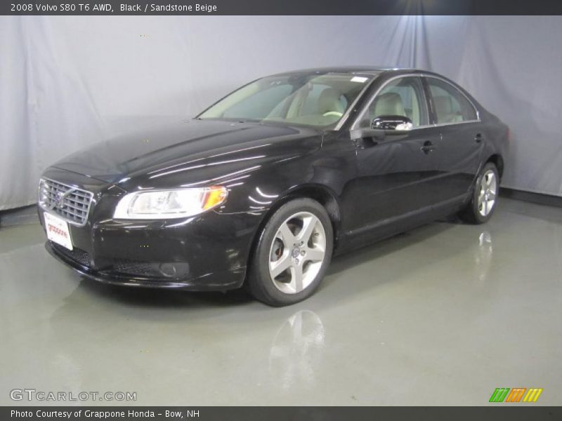 Black / Sandstone Beige 2008 Volvo S80 T6 AWD
