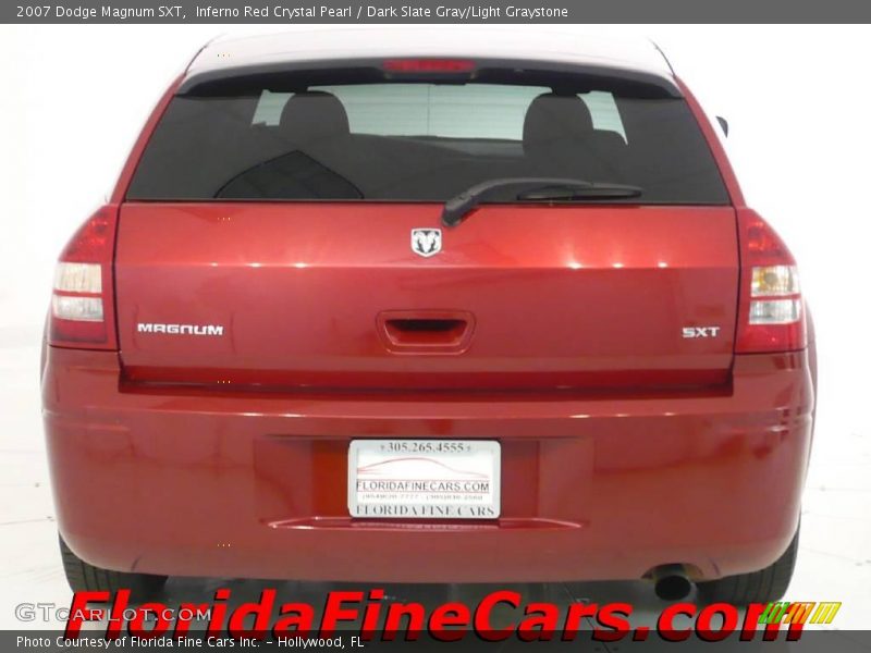 Inferno Red Crystal Pearl / Dark Slate Gray/Light Graystone 2007 Dodge Magnum SXT
