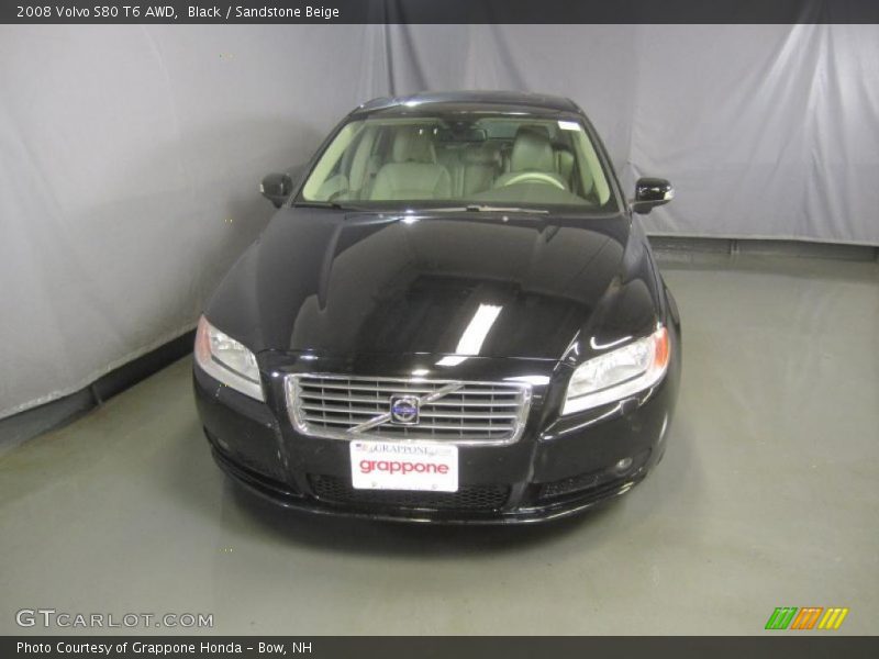 Black / Sandstone Beige 2008 Volvo S80 T6 AWD