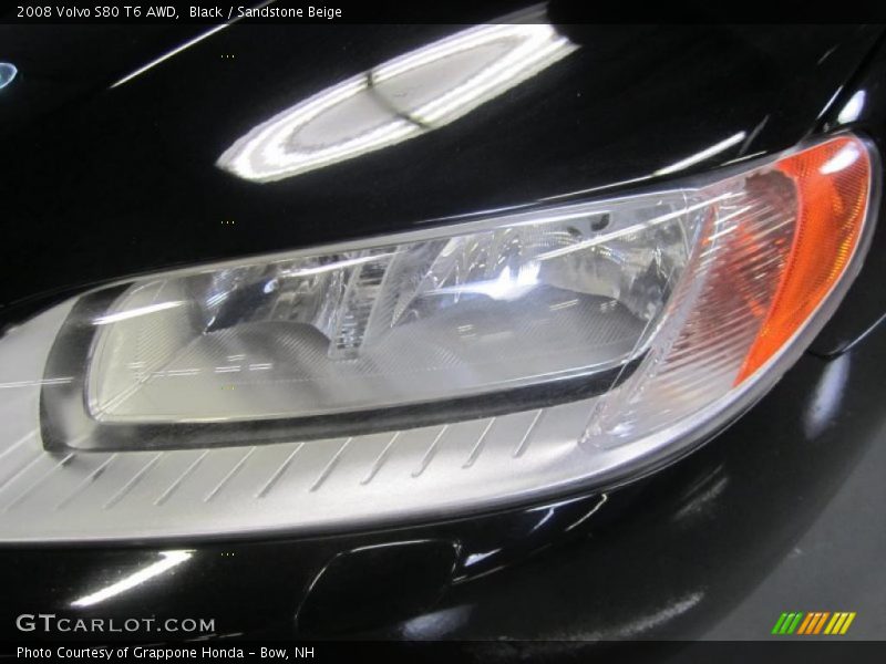 Black / Sandstone Beige 2008 Volvo S80 T6 AWD