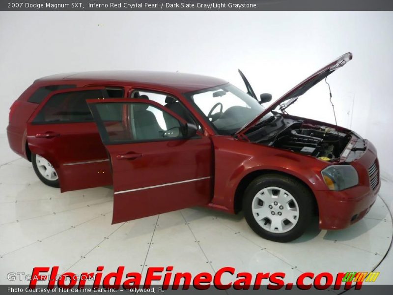 Inferno Red Crystal Pearl / Dark Slate Gray/Light Graystone 2007 Dodge Magnum SXT