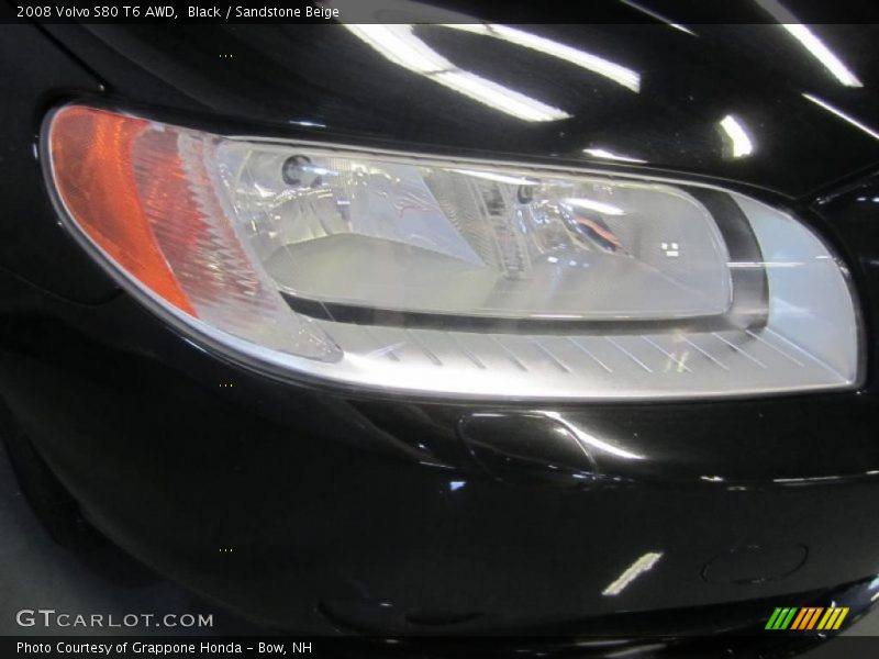 Black / Sandstone Beige 2008 Volvo S80 T6 AWD