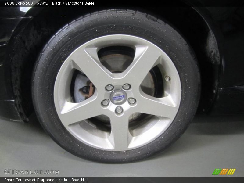 Black / Sandstone Beige 2008 Volvo S80 T6 AWD