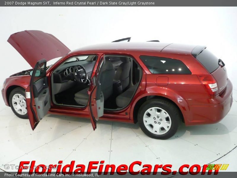 Inferno Red Crystal Pearl / Dark Slate Gray/Light Graystone 2007 Dodge Magnum SXT
