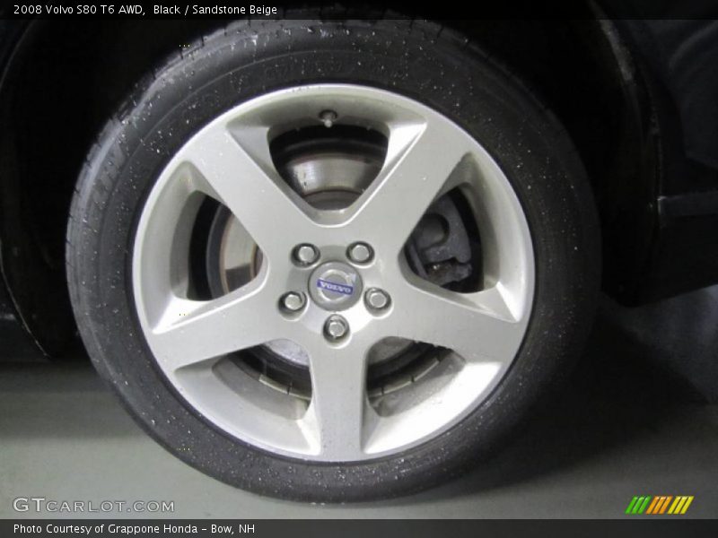 Black / Sandstone Beige 2008 Volvo S80 T6 AWD