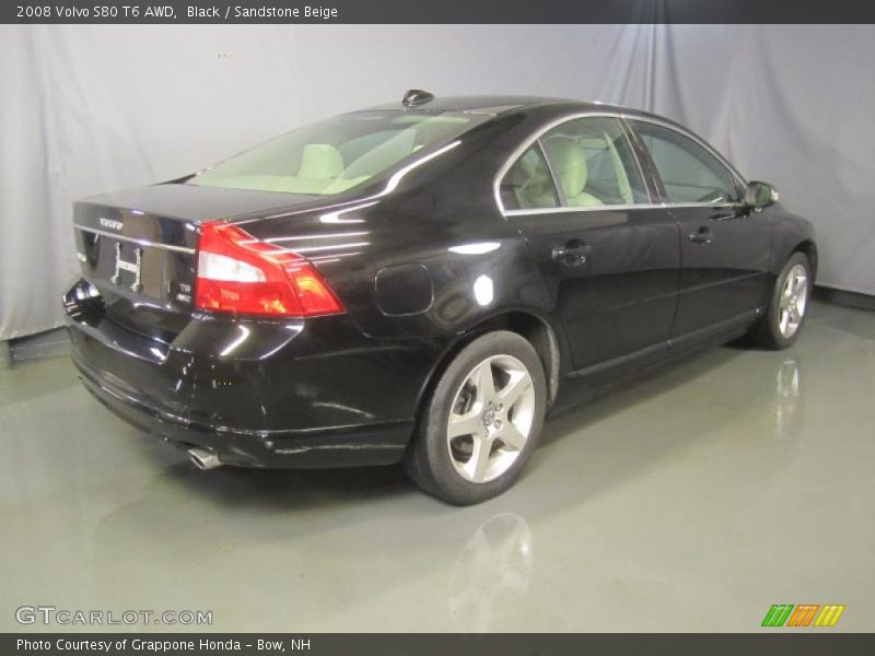 Black / Sandstone Beige 2008 Volvo S80 T6 AWD