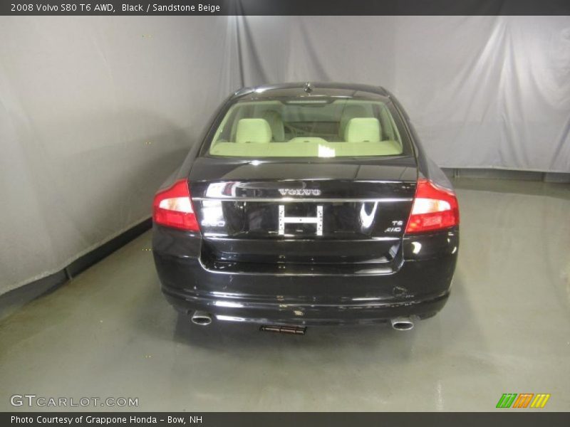 Black / Sandstone Beige 2008 Volvo S80 T6 AWD