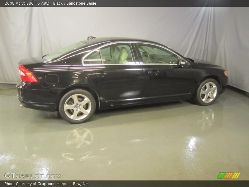 Black / Sandstone Beige 2008 Volvo S80 T6 AWD