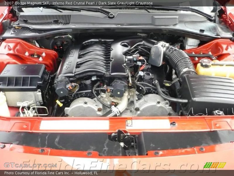 Inferno Red Crystal Pearl / Dark Slate Gray/Light Graystone 2007 Dodge Magnum SXT