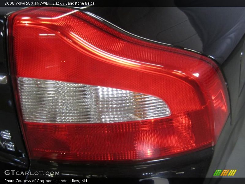 Black / Sandstone Beige 2008 Volvo S80 T6 AWD