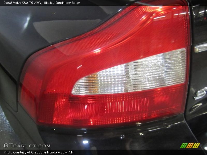 Black / Sandstone Beige 2008 Volvo S80 T6 AWD