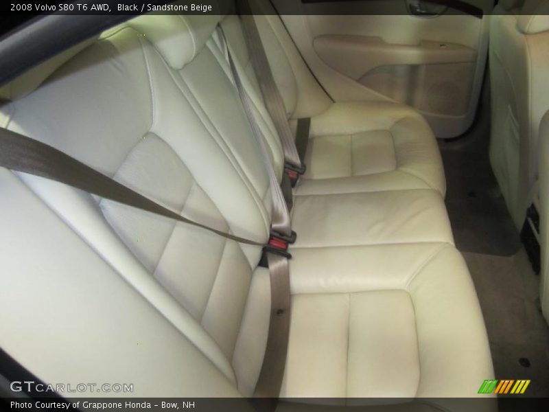 Black / Sandstone Beige 2008 Volvo S80 T6 AWD