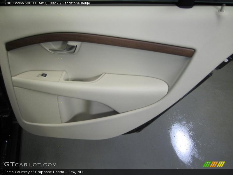 Black / Sandstone Beige 2008 Volvo S80 T6 AWD