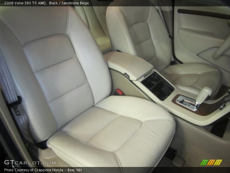 Black / Sandstone Beige 2008 Volvo S80 T6 AWD