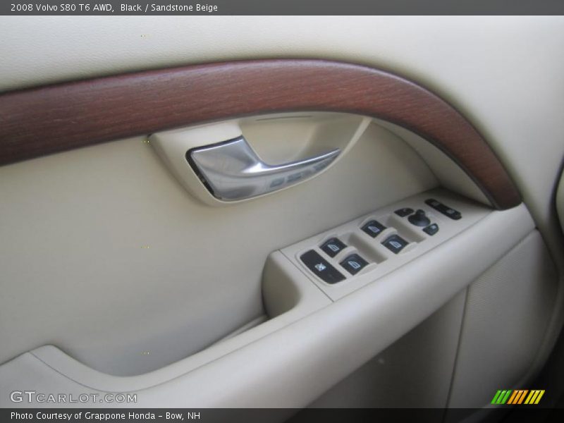 Black / Sandstone Beige 2008 Volvo S80 T6 AWD