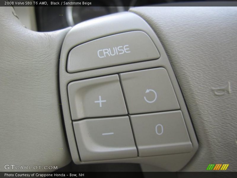 Black / Sandstone Beige 2008 Volvo S80 T6 AWD