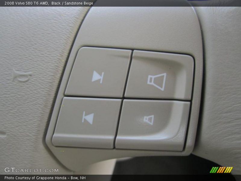 Black / Sandstone Beige 2008 Volvo S80 T6 AWD