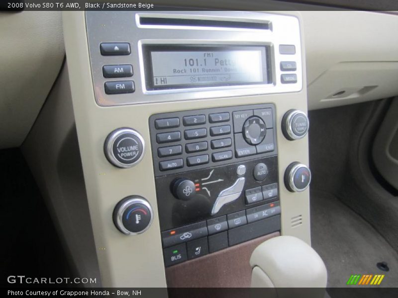 Black / Sandstone Beige 2008 Volvo S80 T6 AWD