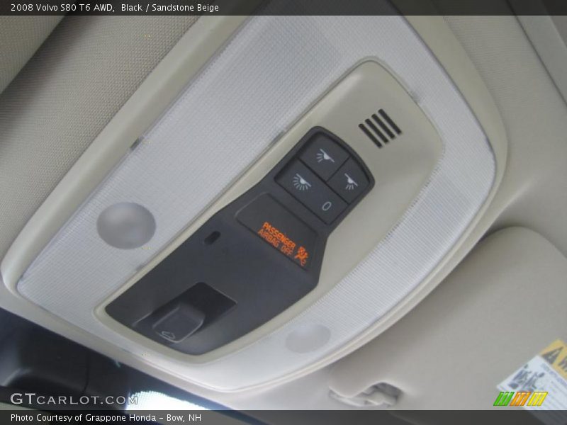 Black / Sandstone Beige 2008 Volvo S80 T6 AWD